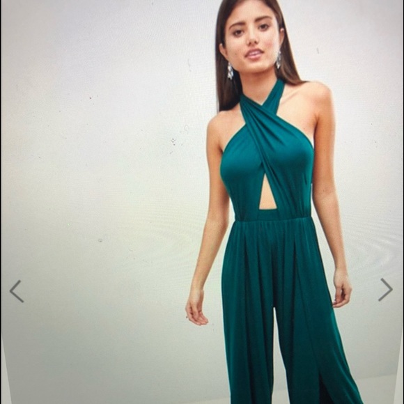 ASOS Dresses & Skirts - ASOS emerald green jumpsuit